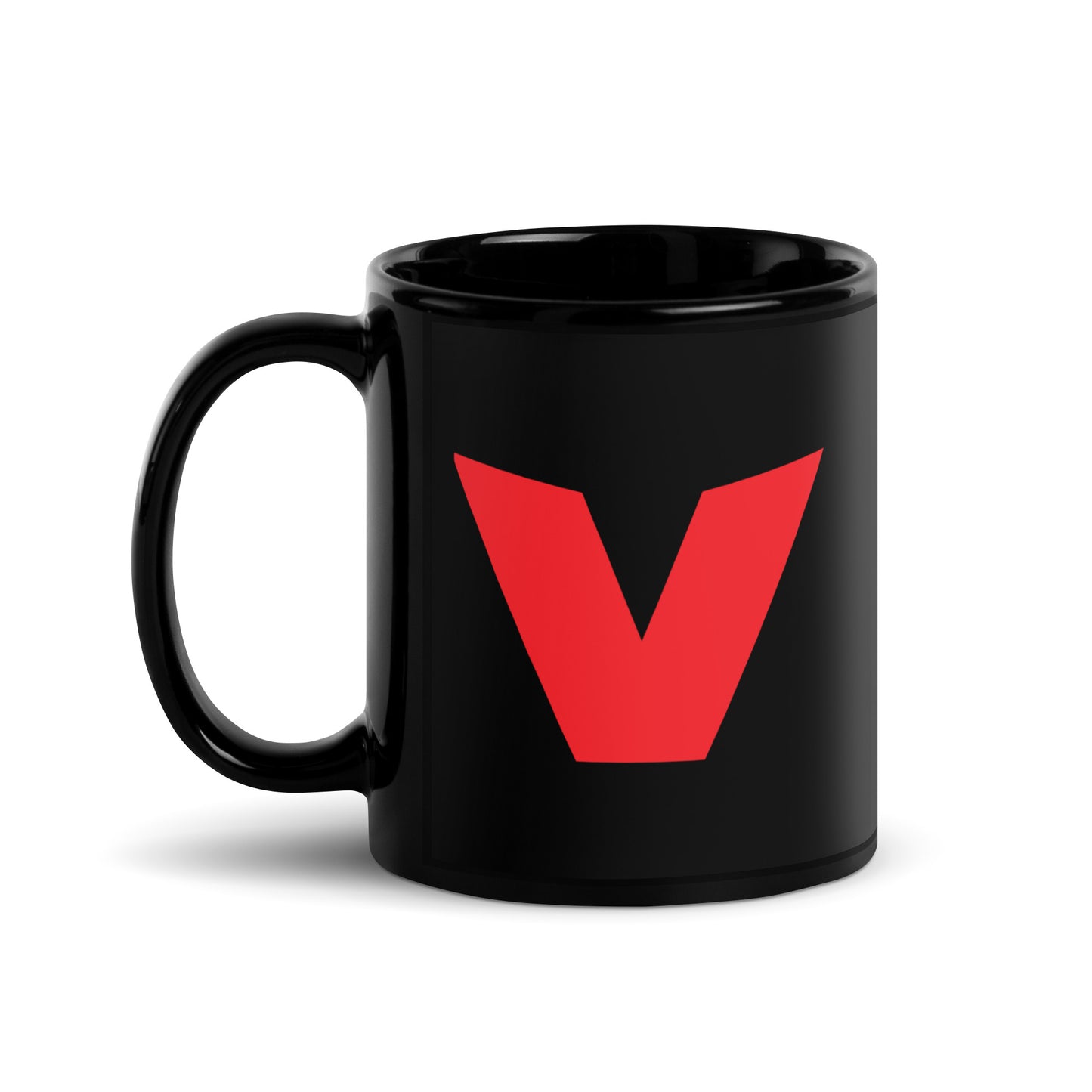Volume Black Glossy Mug