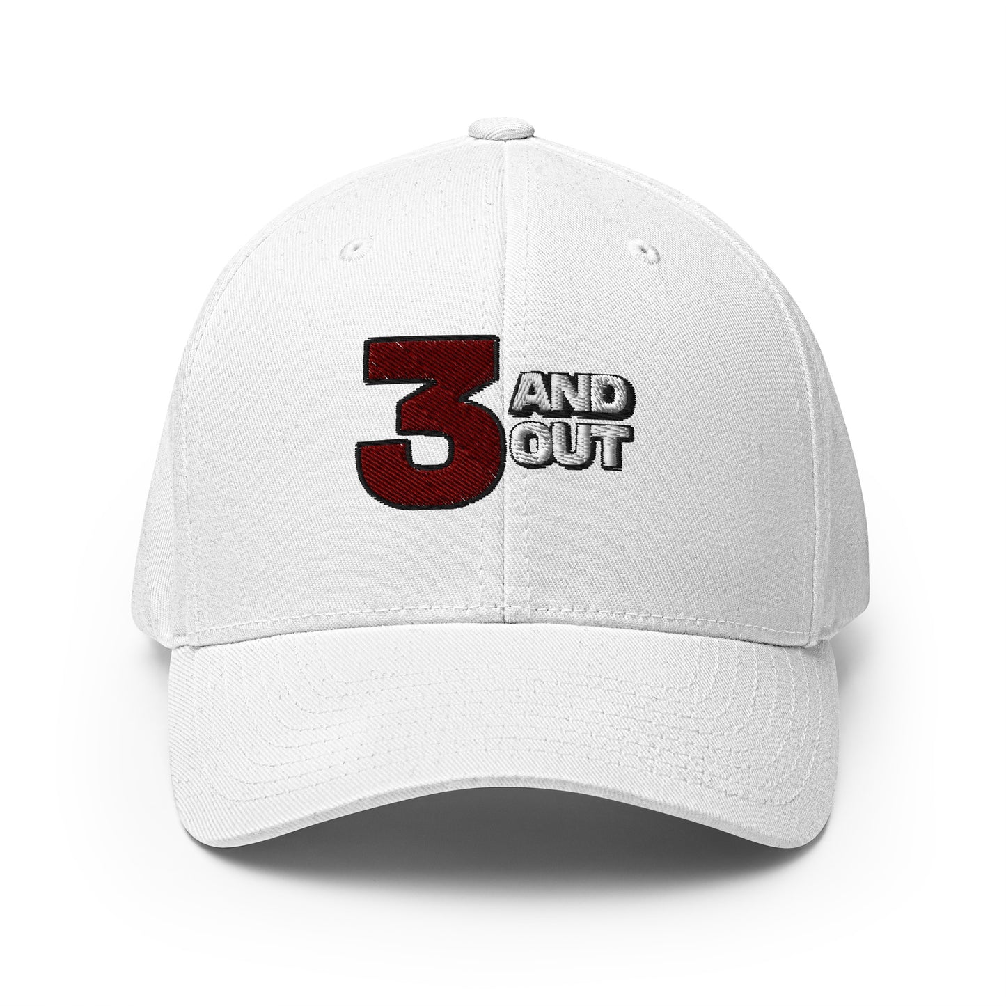 3 and Out Flex Fit Cap