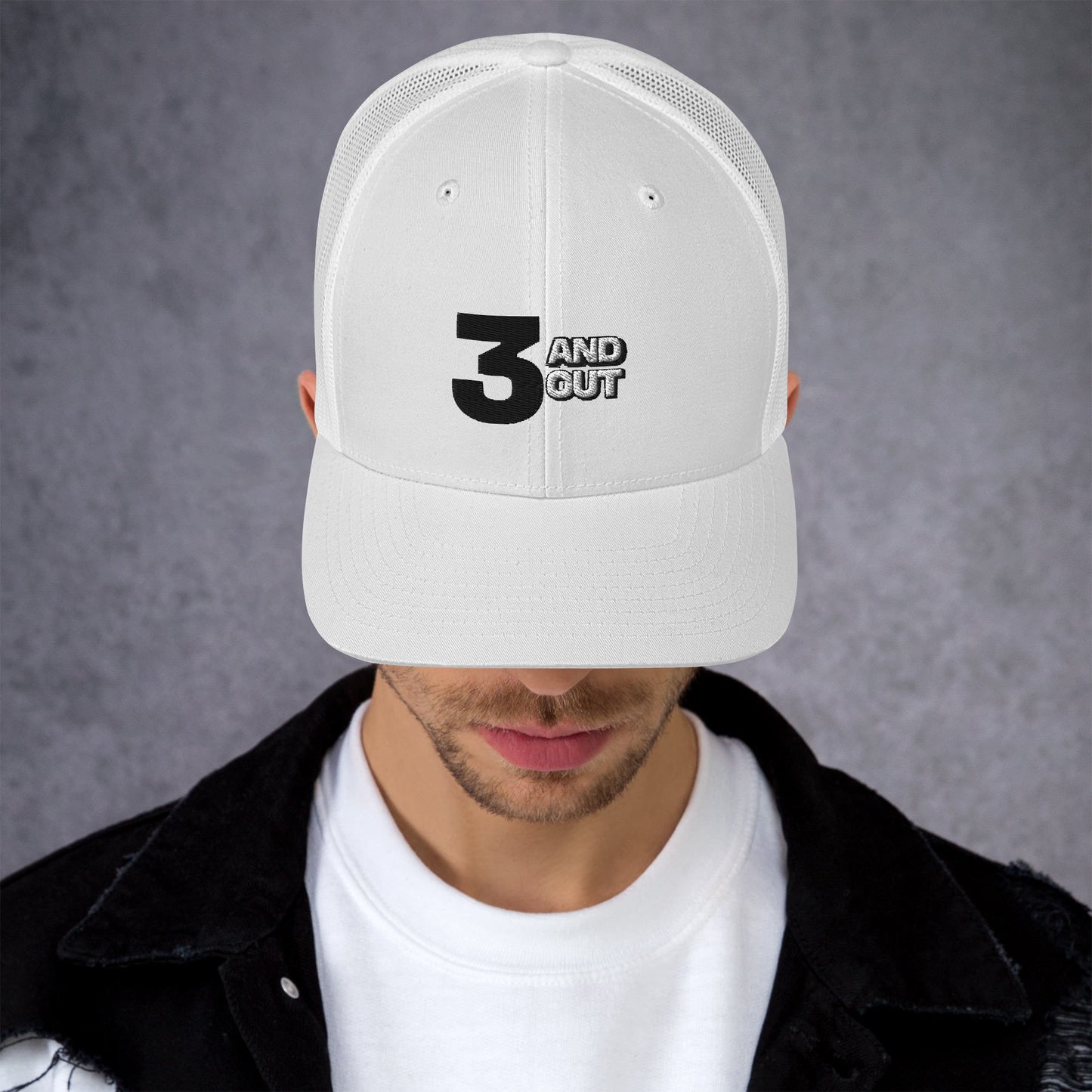 3 and Out Trucker Hat