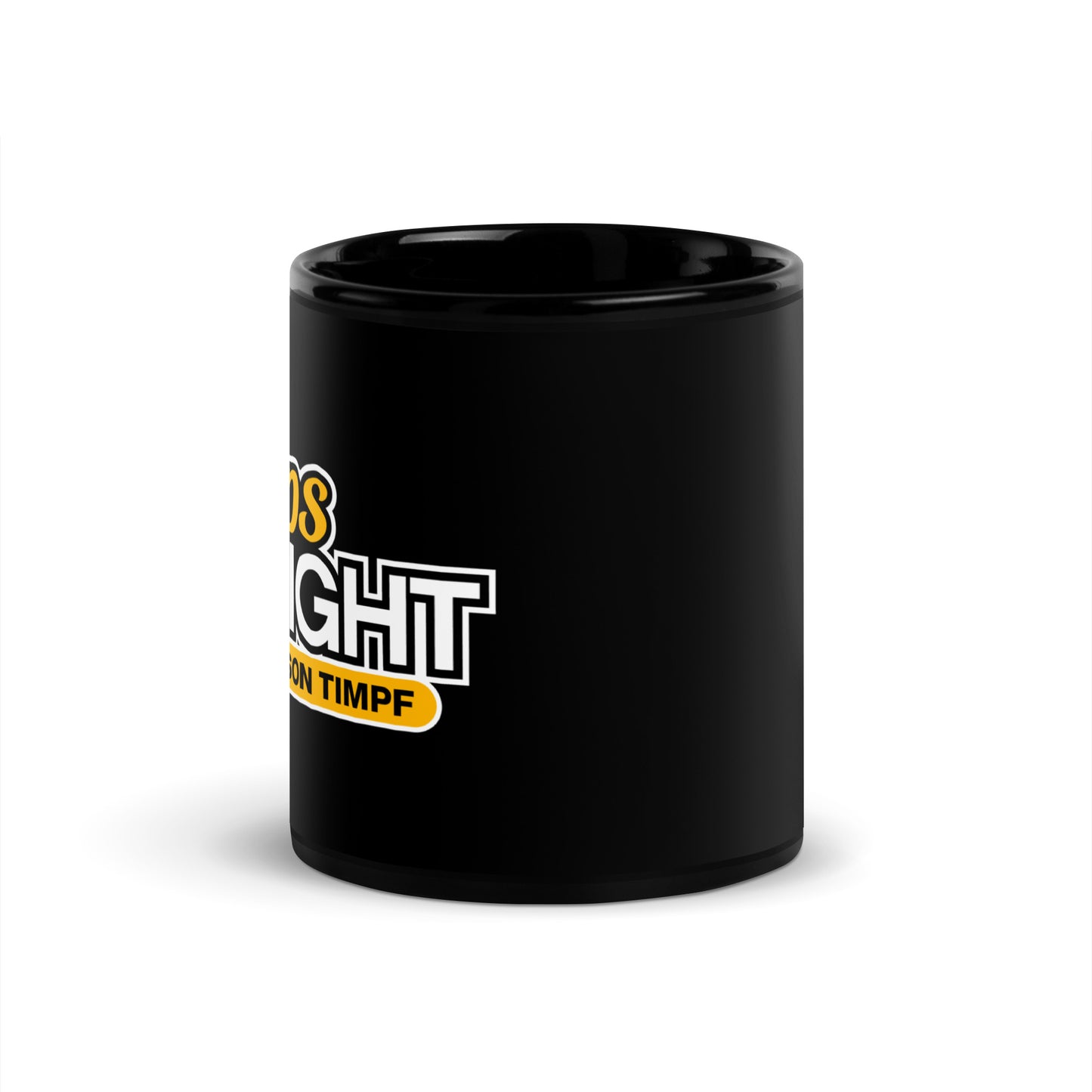 Hoops Tonight - Black Glossy Mug
