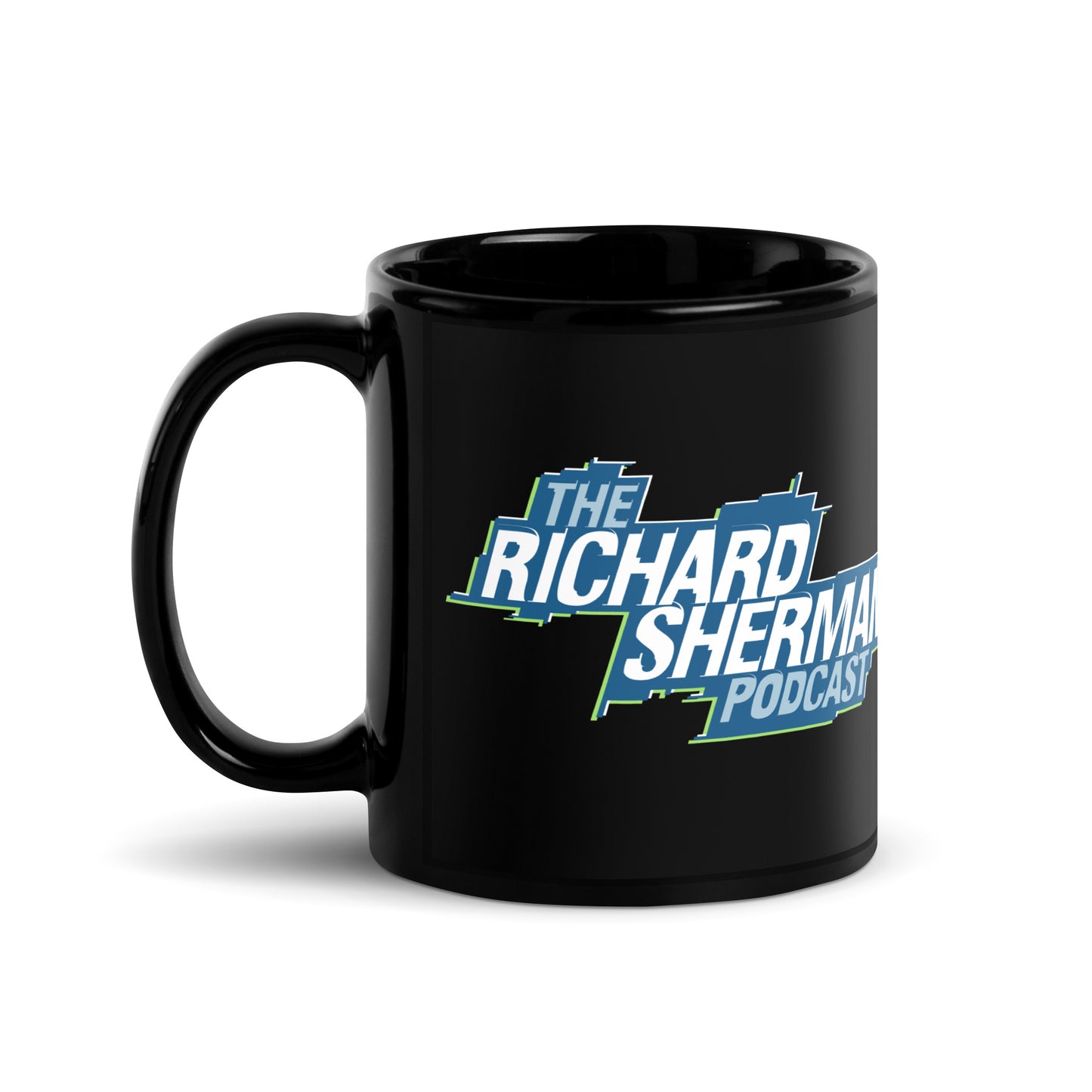 The Richard Sherman Podcast - Black Glossy Mug