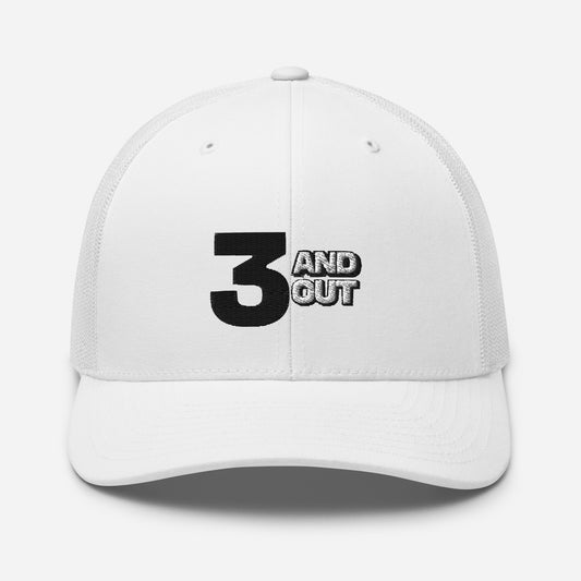 3 and Out Trucker Hat