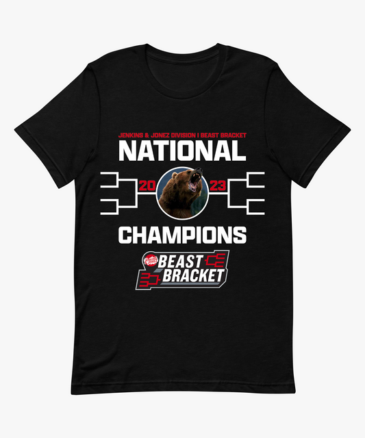 Jenkins & Jonez Beast Bracket 2023 Championship Tee